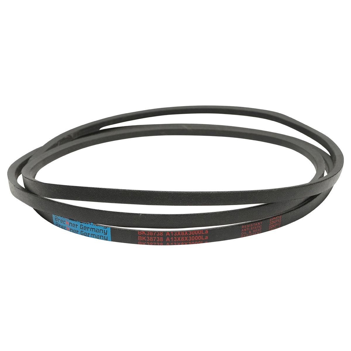 Trapezoidal transmission belt A 13x8x3000 LA Breckner Germany